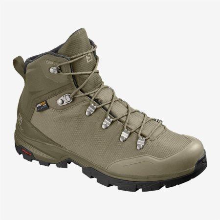 Buty Trekkingowe Męskie Salomon OUTback 500 GTX Oliwkowe - PL 0-WQDI